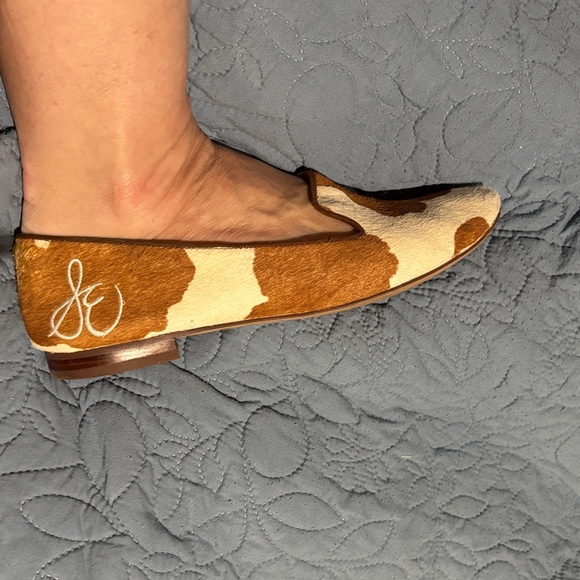 Sam Edelman Shoes - Sam Edelman Alvin Cow print Horsehair Loafers